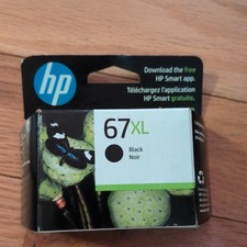 NEW Genuine HP 67 XL 67XL Black Ink Cartridge EXP 07/2024 picture