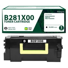 Hitegra Extra High Yield B281X00 Toner Cartridge (New Chip) 1 Pack, Black picture