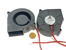 2 Piece Blower 75mm x 30mm 12V cooler Computer PC Fan 2pin Cooling 7530 picture