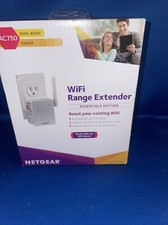 NETGEAR AC750 Wi-Fi Range Extender - EX3700-100NAS with intructions open box picture