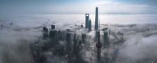 Landscape photography cityscape skyscraper architecture Custom Gaming Mat Desk picture