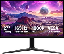Amazon Basics 27 Inch Gaming Monitor, FHD 1080P, 165Hz, 1ms Response, Black picture