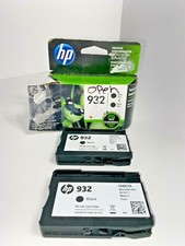 Genuine HP 932 Black Ink DUAL Pack: Includes TWO cartridges - Warranty Exp 11/18 picture