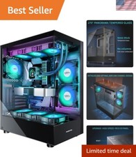 Elevate Your Gaming with Musetex K2 PC Case: 6 ARGB Fans & Stunning Glass Design picture