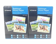 Lot of 2 Polaroid Premium Photo Paper 6”x4”Premium Gloss Paper 200 Sheets Total picture