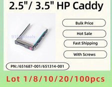 LOT 25 35 Tray Caddy For HP ML350e ML310e SL250s Gen8 G9 651314 65168700 G1N picture