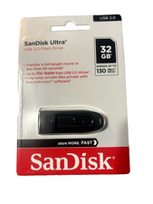 SanDisk Ultra USB 3.0 Flash Drive. 32 GB Speed Up To 130 MB/s CZ48 picture