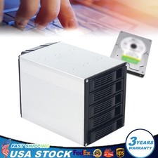 5 bays SATA SAS D Drive Bay Hard Drive Disk Case Enclosure 2.5