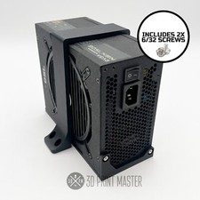 Computer ATX PSU Horizontal & Vertical Mounting Bracket + Screws picture