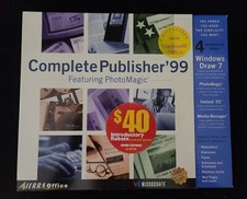 MICROGRAFX SIERRA OFFICE COMPLETE PUBLISHER 99 BRAND NEW & SEALED OLD STOCK 1998 picture