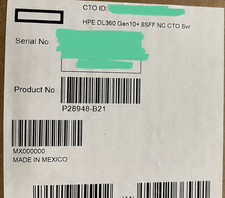 HPE Gen10 Plus DL360 Xeon 4309Y 8C 2.8GHz 32GB DDR4 RAM 10SFF MR416i-a 25GE picture