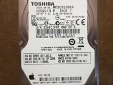 Toshiba MK5065GSXF Apple# 655-1646B 500gb 2.5