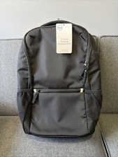 Dell  EcoLoop Essential Backpack 14 - 16 Black Silver CP3724 NWT picture