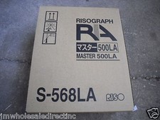 2 GENUINE Risograph Riso Duplicator Master RA 4000 RA4200 RA4500 RC5600 S-568LA picture