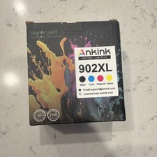 Ankink 902XL Compatible Inkjet Ink Cartridges for HP Black/Cyan/Magenta/Yellow picture