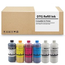 6PK DTG Ink UltraChrome Refill Ink Work for SureColor F2000 F2100 DX2 DX4printer picture