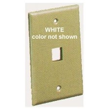 ICC FACE1WH IC107F01WH 1-Port Faceplate White picture