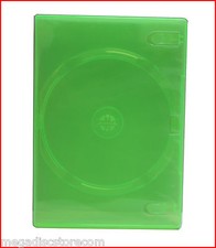 2 Pk NEW XBox 360 Game 1 Disc Box GREEN Transparent Premium DVD Case Holder picture