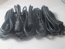 Lot of 12 Well Shin 6Ft IEC C13 to C14 AC Extension Power Cords 10A 250V 18 AWG picture