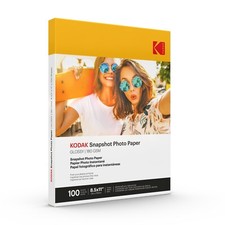 PHOTO PAPER KODAK Photo Paper Gloss 8.5 X 11 SNAPSHOT 100 count, 48lb. 180 g/m 2 picture