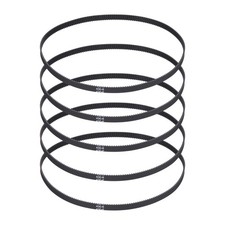 430mm GT-2 Timing Belt, 5pcs 6mm Width 2mm Pitch 3D Printing Closed Loop, Black picture
