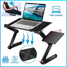 Laptop Stand Desk Height Adjustable Folding Laptop Table Computer Stand Bed Desk picture