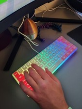 60% Gaming Keyboard - LED lit, programmable keyboard picture