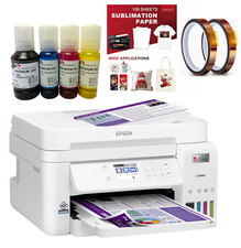 Epson EcoTank ET 3850 Sublimation Printer Bundle with Sublimation Ink and Paper picture