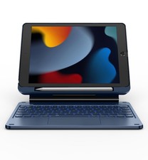 Dexnor iPad 10.2 9th 8th 7th Gen Keyboard Case Backlit Trackpad Blue Magnetic picture