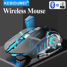 Bluetooth Mouse Gaming Computer Rechargeable Wireless Mouse USB Mechanical E-Spo picture