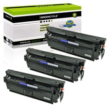 3PK CF360X BK Toner Cartridge Fits for HP 508X LaserJet MFP M577dn M553dn M553n picture