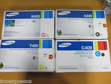 4PK Genuine Samsung CLP315 CLP310 CLX3175 CLX3170 Color Printer CLT-K409S C409 picture