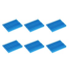 5x30x40mm Blue Aluminum Heatsink Thermal Adhesive Pad 3D Printers 6Pcs picture