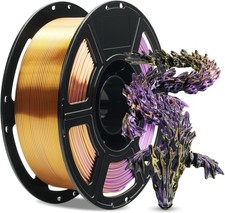 FLASHFORGE Silk PLA Filament 1.75mm 3D Printer Filament 1kg for FDM 3D Printers picture