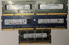18GB Total Lot (4x 4GB + 1x 2GB) DDR3 PC3L 1600MHz Laptop SODIMM Memory RAM picture