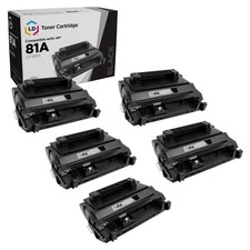 LD 5PK Compatible Toner Cartridge for HP CF281A 81A LaserJet M604 M605 M606 M630 picture