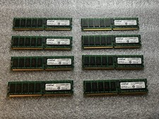 Lot of 8 Crucial 2GB DDR2-667 PC2-5300 ECC REG RAM CT25672AB667S 16GB picture