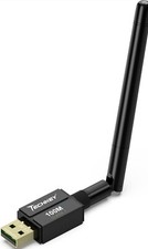 Techkey BT833 Black USB Long Range 5.3 Bluetooth Adapter picture