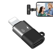 Adaptador PULUZ USB-C / Type-C a OTG de 8 pines (negro) picture