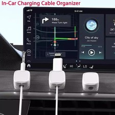 6Pcs Magnetic Cable Clips Cord Management Organizer Wire Holder Keeper Desktop picture