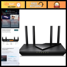 High-Speed AX3000 WiFi 6 Router, Dual 2.5 Gbps Ports, Gigabit Internet, Easy Set picture