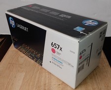 HP 657X Genuine OEM HIGH-YIELD Magenta Toner CF473X Factory BRAND NEW SEALED picture
