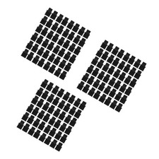 150Pcs Reusable Silicone Ethernet Port Dust Covers Black Universal Compatibility picture