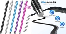 Lápices ópticos para pantallas táctiles [paquete de 5] Puntas de malla de fibra. picture