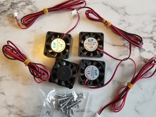 4X 5V 12V 24V BRUSHLESS Cooling Computer fans 4010 40x40x10mm DC 0.14A 2Pin picture