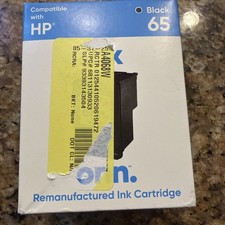 Onn Compatible With HP 65 Black Ink Cartridge EXP 10/2026 BRAND NEW picture