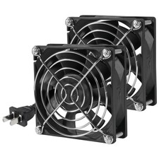 80mm 2 Pack High Speed Axial Fan 110V 115V 120V 220V 240V 80x25mm AC picture