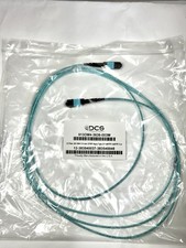 New MTP® Corning Fiber (8) OM4 MM 3.0mm 50/125 OFNP/Plenum Aqua Type-B 3M/10FT picture