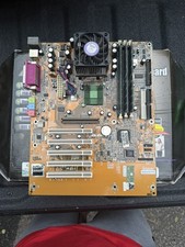FIC AZ11 Socket AMotherboard AMD Athlon Duron VIA KT133 AGP PCI 3x DIMM untested picture