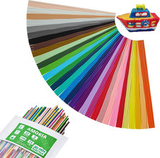 32 Colors 3D Pen Refills Pack for 3Doodler Start+ 3D Pen, 2.5Mm PCL Filament picture